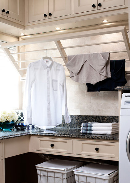 Traditional Laundry Room by Jane Lockhart Interior Design