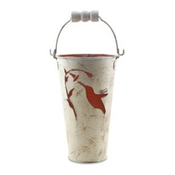 Pomeroy Collection - Hummingbird Citronella Bucket - These decorative 