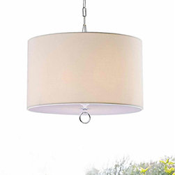 taupe rectangle chandelier