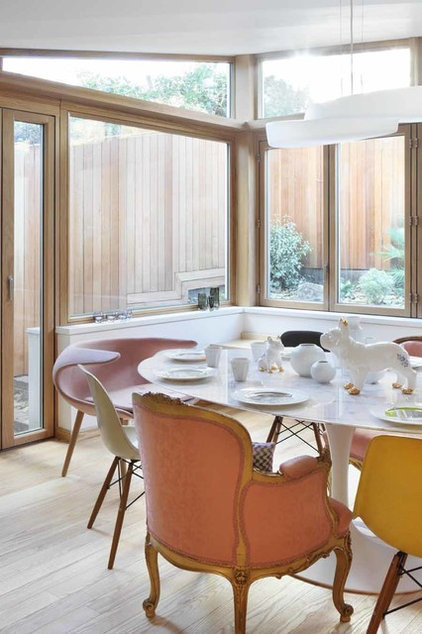 Eclectic Dining Room by Pascoe Interiors