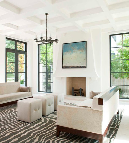 Contemporary Living Room by TATUM BROWN CUSTOM HOMES