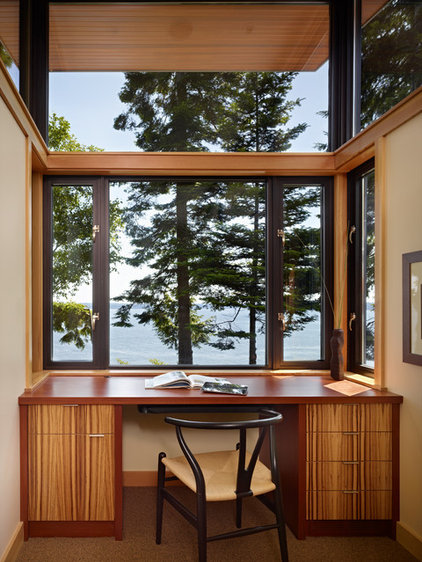modern home office by FINNE Architects