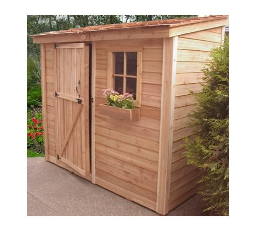 Shed - The Outdoor Living Today SS84 SpaceSaver 8 x 4 ft. Storage Shed 