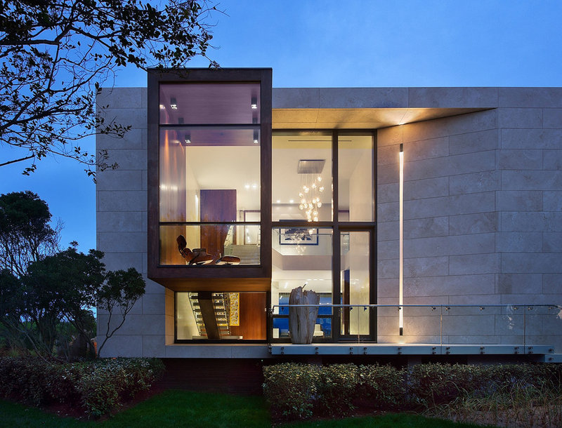 contemporary exterior by Jack deLashmet and Associates