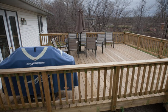 We built this 16X2039; deck in the fall and now I don39;t how to create a