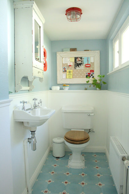eclectic bathroom by Holly Marder