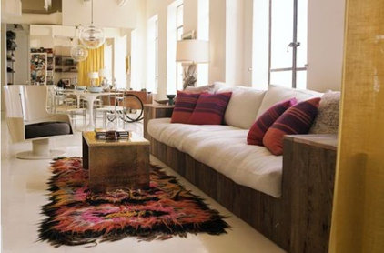 contemporary living room How To Incorporate Tie Dye: Ideas & Inspiration