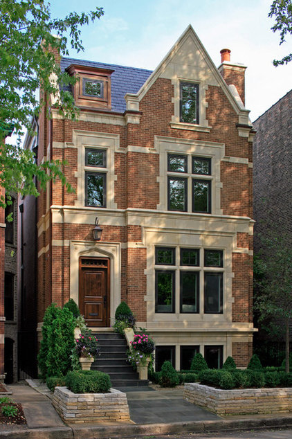 traditional exterior by Burns and Beyerl Architects