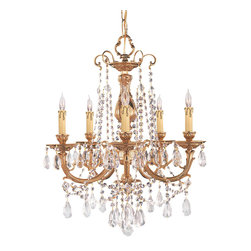 Etta Ornate Cast Brass Twelve-light Chandelier With Swarovski Spectra 