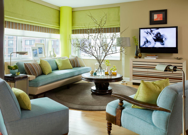 9 Fashionably Cool Living Room Color Palettes