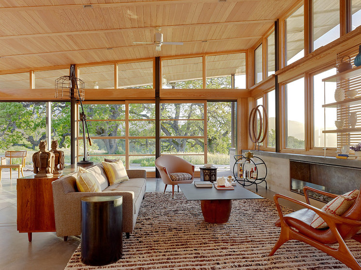 Scandinavian Living Room by Jeffers Design Group