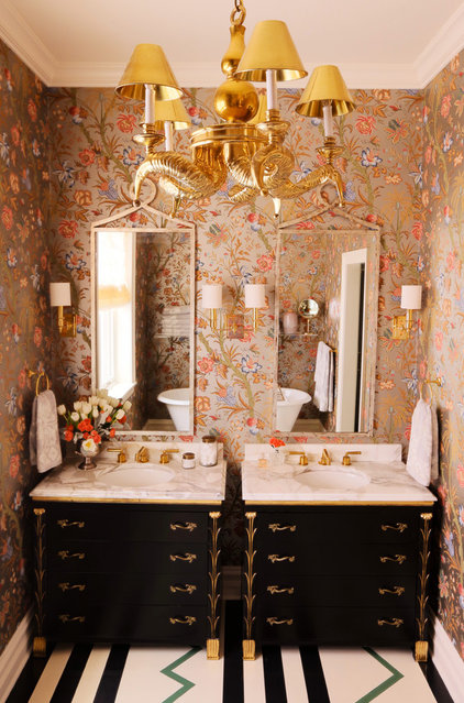 eclectic bathroom by Summer Thornton Design, Inc