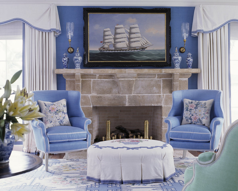 traditional living room by Anthony Baratta LLC