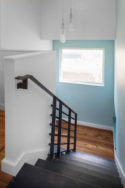 Contemporary Staircase by Jennifer Ott Design