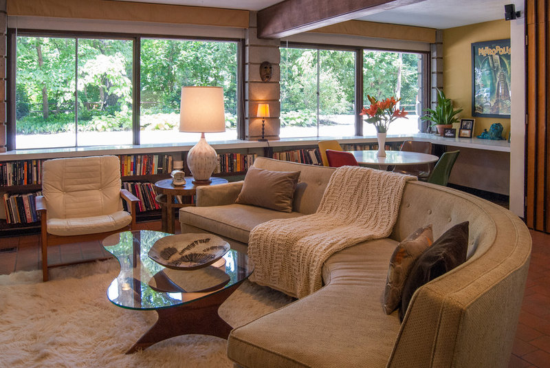 midcentury living room by Adrienne DeRosa