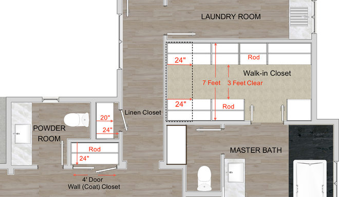 contemporary floor plan by Steven Corley Randel, Architect