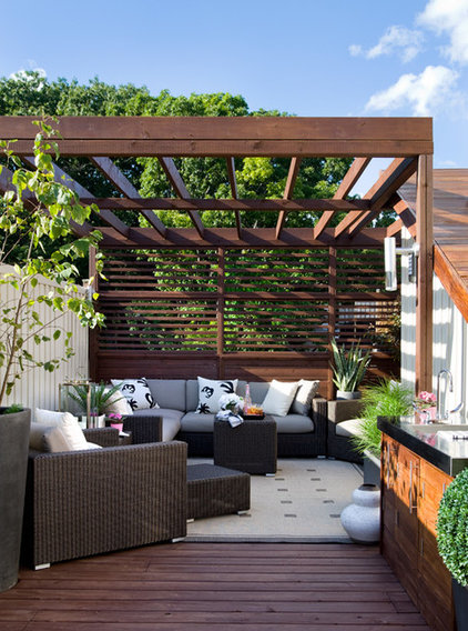 contemporary patio by Terra Firma Design
