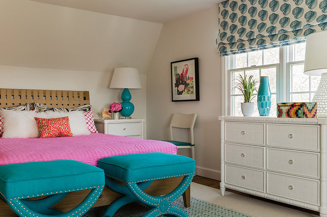 contemporary bedroom by Katie Rosenfeld Design