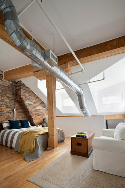 industrial bedroom by Rad Design Inc