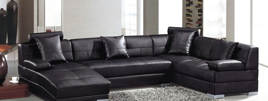 Black Leather Sleeper Sofa Sale