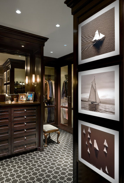 traditional closet by Miller & Wright Architects