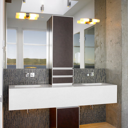contemporary bathroom by The Sky is the Limit Design