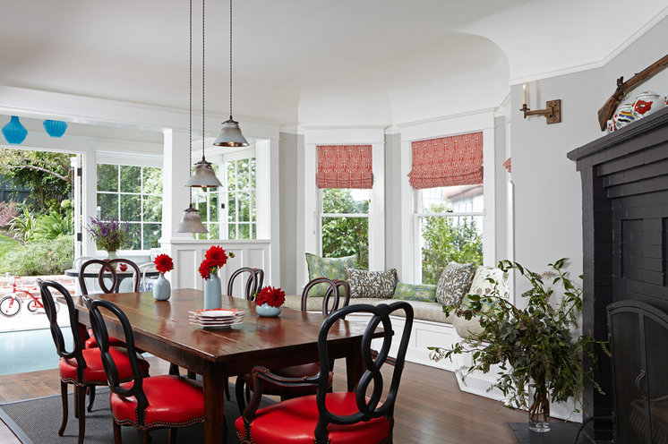 Transitional Dining Room by Lewin Wertheimer