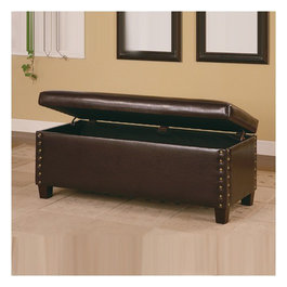 Bedroom Storage Benches on Storage  Color  Deep Brown  Distressed  No  Collection  Storage