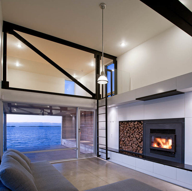 Contemporary Family Room by MacKay-Lyons Sweetapple Architects Limited