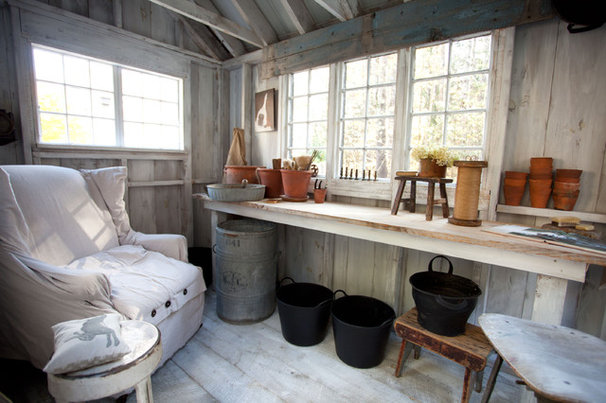 Farmhouse Garage And Shed by Tess Fine