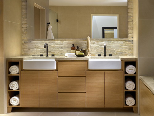 While at CHil Design Group contemporary bathroom