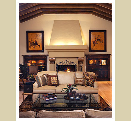 interior design by Norman Design Group: Phil Norman, ASID CID - Living Room traditional living room