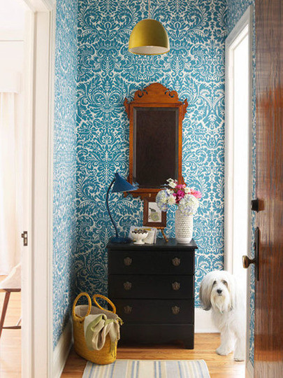 Neat & Beautiful Entryways Organization Inspiration | Apartment Therapy DC eclectic entry