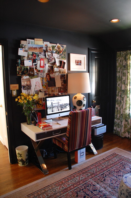 eclectic home office by Lisa Borgnes Giramonti