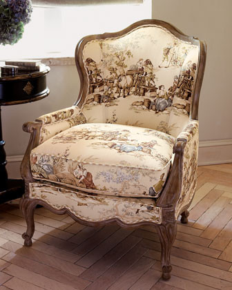 Frontier Country Toile Chair traditional chairs
