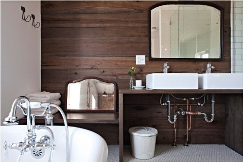 Vintage Meets Modern Bathrooms at Longman & Eagle | Apartment Therapy Chicago  bathroom