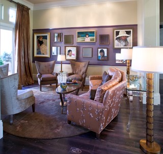 Gorgeous Living Room in Hollywood Regency Style - Robert Naik photography contemporary living room
