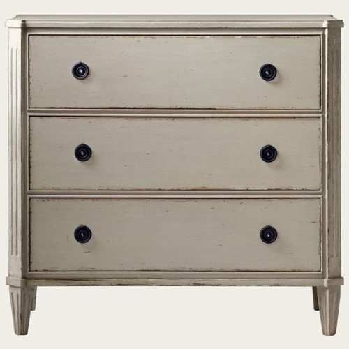 Gustavian Gray Bureau by Chelsea Textiles traditional dressers chests and bedroom armoires