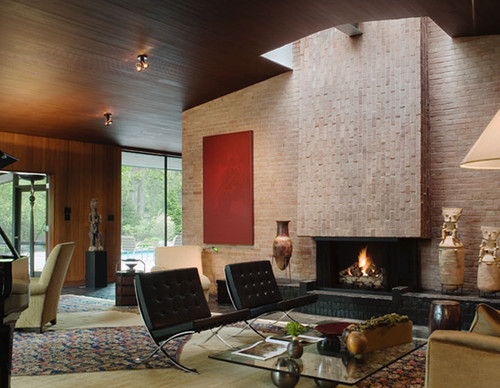 Grunsfeld Shafer Architects › Fifties Love Affair modern living room