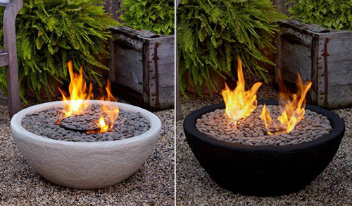 Outdoor Ventless Fire Bowl modern firepits