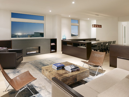 Larkin Street Residence modern living room