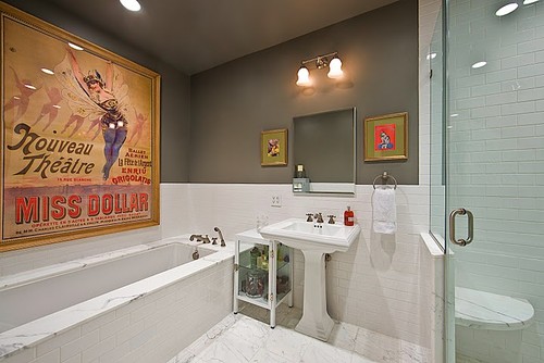 Soho Loft eclectic bathroom