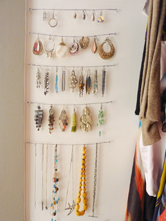 Jewellery rack contemporary closet