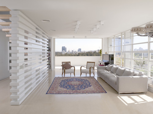 Amitzi Architects modern living room