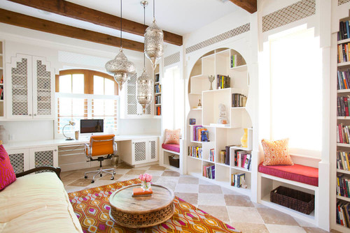 Moroccan Influenced Living Room
