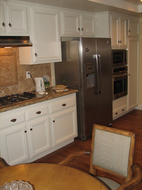 Calabasas Home Remodel-White Kitchen Update traditional kitchen