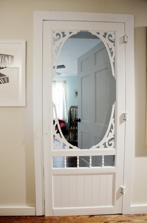 steal this idea: installing a screen door for kid's room