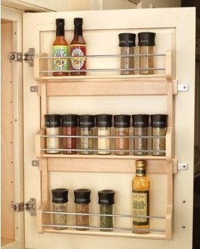 Rev-A-Shelf Door Mount Spice Rack  cabinet and drawer organizers