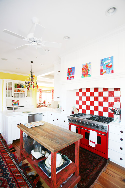 Colorful Kitchen eclectic kitchen