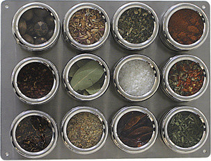 Large Magnetic Spice Board  food containers and storage